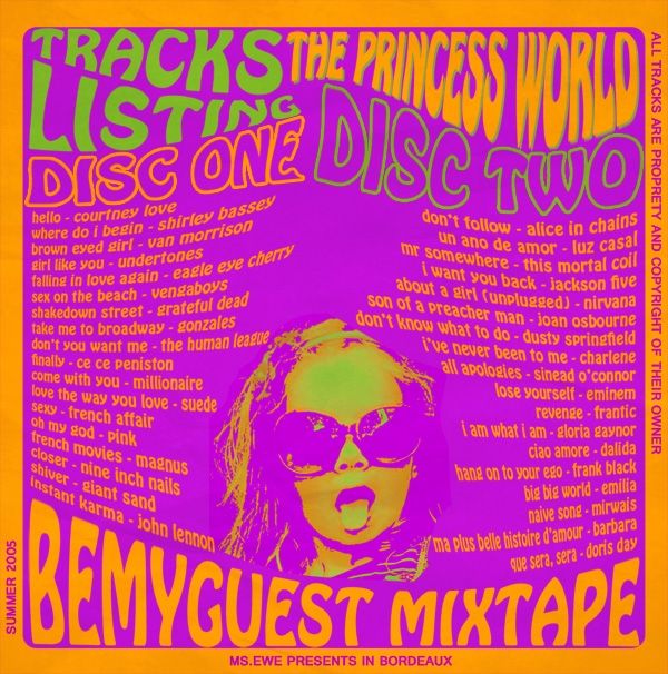 The Princess World - Tracks Listing
